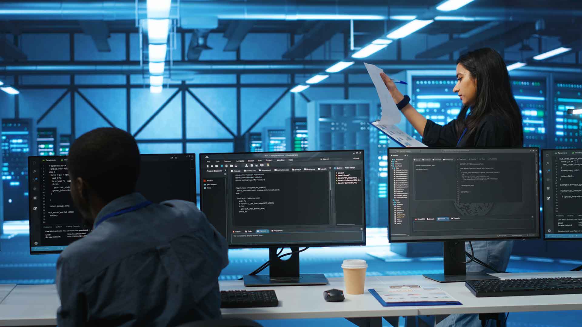 安全监测与威胁识别场景示意